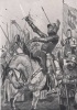 Battle of Shewsbury - Death of Henry &quot;Harry Hotspur&quot; Percy, from a 1910 illustration by Richard Caton Woodville, Jr.